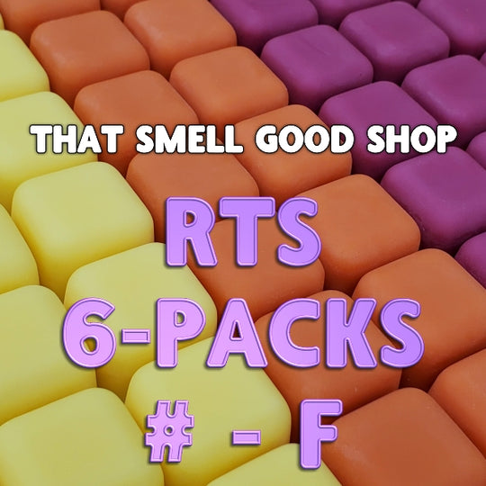 RTS 6-pack Wax Melt Tarts ~ # - F